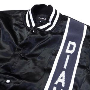 Diamond Supply Co Stadium Jacket Black Skate Coat
